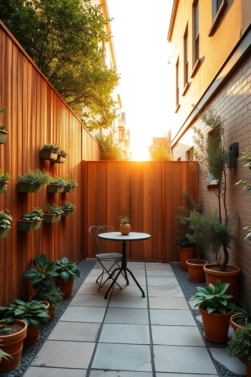 10 Townhouse Backyard Ideas for Small, Narrow Spaces