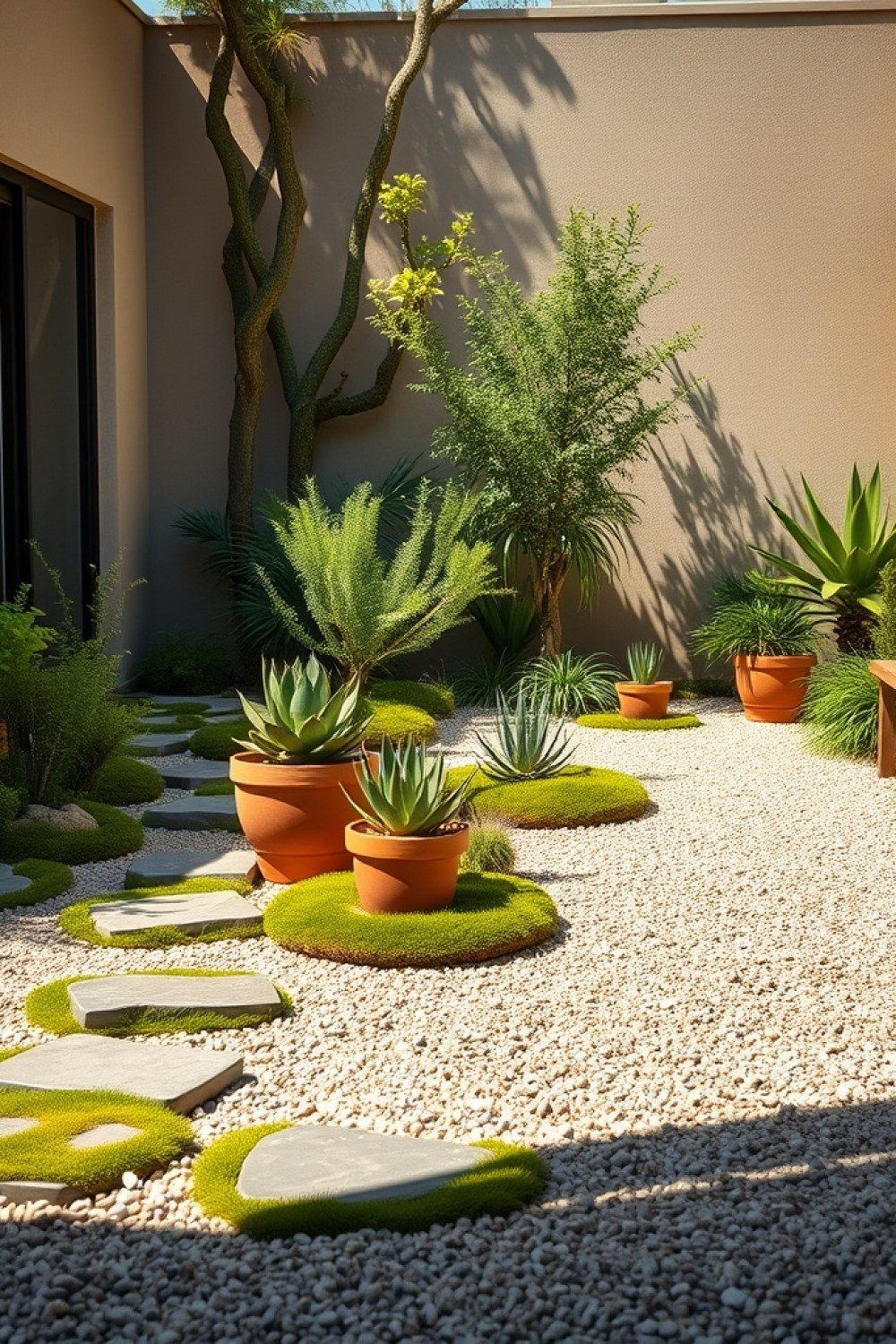 14 Grassless Backyard Ideas for a Green Look Without the Mowing 14 14 Grassless Backyard Ideas for a Green Look Without the Mowing