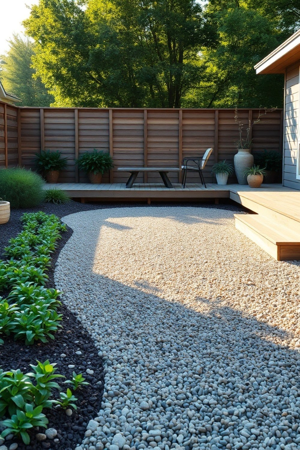 14 Grassless Backyard Ideas for a Green Look Without the Mowing 11 14 Grassless Backyard Ideas for a Green Look Without the Mowing
